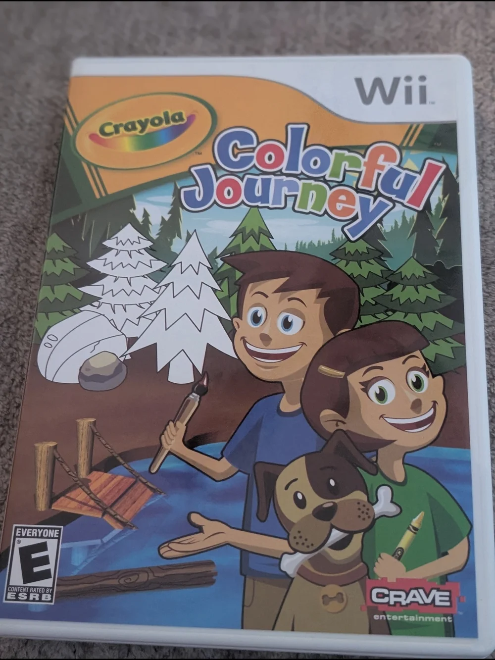 Crayola Colorful Journey Wii Game Complete With Manual E For Everyone Great